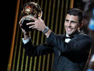 Spaniards Rodri and Bonmatí win Ballon d'Or award as Real Madrid snubs ceremony