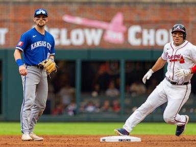 NL playoff matchups pending Mets-Braves makeups on Monday. AL set with Astros-Tigers and O's-Royals