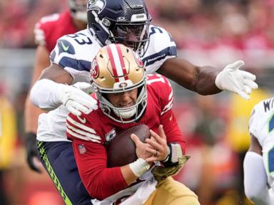 Brock Purdy will miss Sunday's game for the 49ers with a shoulder injury