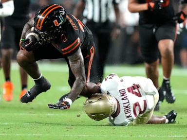 Miami's win over Florida State was particularly emotional for RB Mark Fletcher