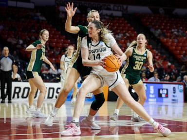 Michigan State rallies for 65-62 win over big underdog Colorado State in women's NCAA Tournament