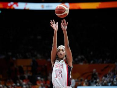 Angel Reese fine after taking hit to face just before halftime in Atlanta's win