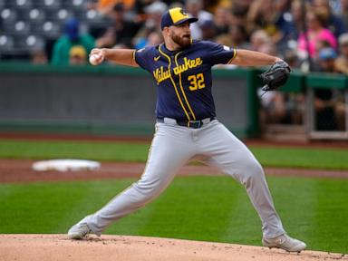 Civale pitches 6 shutout innings, Ortiz has 3 hits in Brewers' 5-2 win over Pirates