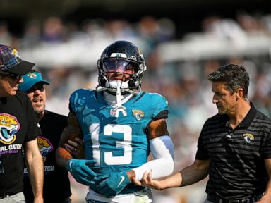 Jags WR Christian Kirk is out for the season after breaking his collarbone, AP source says