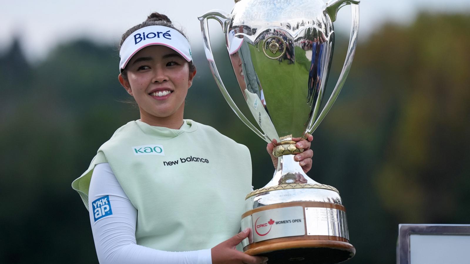 Yamashita matches LPGA Tour's 72-hole scoring record in 9-stroke victory in Edmonton