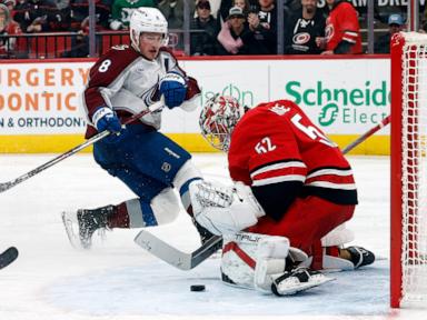 Necas, Svechnikov lead Hurricanes to 5-3 win over Avalanche