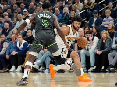 Nuggets' Murray in concussion protocol after collision with Timberwolves' Randle