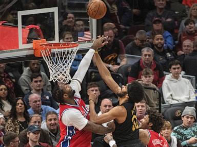 Darius Garland scores 26 points, NBA-leading Cavaliers rout 76ers 126-99 for 25th win in 29 games