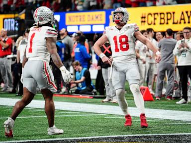 Ohio State QB Will Howard sets CFP title-game record with 13 straight completions vs Notre Dame