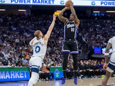 Edwards hits late free throws to lift the Timberwolves past the Kings, 117-115