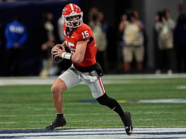 Georgia is turning to backup Gunner Stockton at quarterback in CFP quarterfinal against Irish