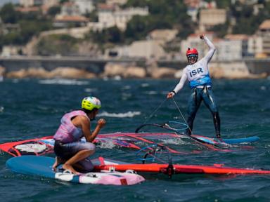 AP PHOTOS: Olympic highlights from Day 8 of the Paris Games