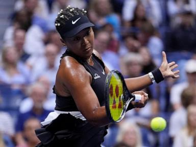 Naomi Osaka's forehand goes awry and she loses in the US Open's second round to Karolina Muchova