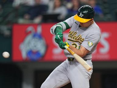 Athletics hit 3 solo homer on 7 pitches off Rangers' Eovaldi in 1st inning