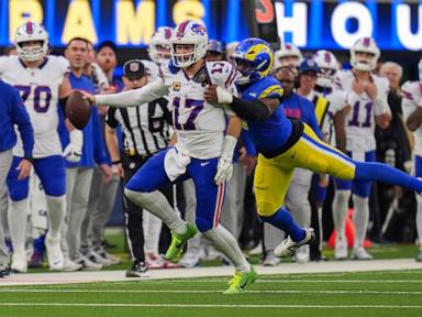 Josh Allen's record day not enough as Bills' 7-game winning streak is snapped by Rams