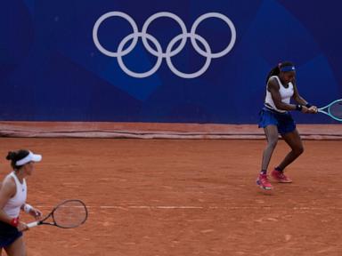 Coco Gauff is out of women's doubles at Paris Olympics a day after her singles loss