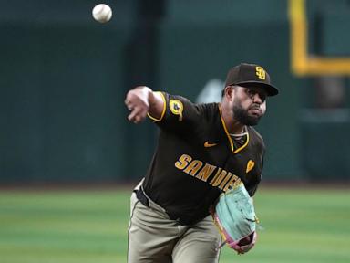 Padres hit 3 HRs in the 9th inning for a 5-0 win over the D-backs, who lose ground in playoff race