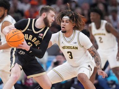 No. 22 Michigan snaps skid with 86-68 win over No. 20 Purdue, advances to Big Ten semis