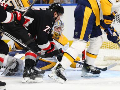 Kulich's 2nd goal lifts the Buffalo Sabres to a 4-3 win over the Nashville Predators