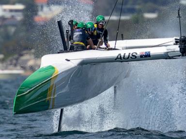 Australia on top but France impresses on Day 1 of SailGP Sydney