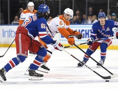 Lindgren, Cuylle score in 3rd period as Rangers beat Ducks 2-1