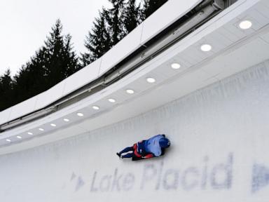 Britain's Weston builds huge lead halfway through men's skeleton world championship in Lake Placid