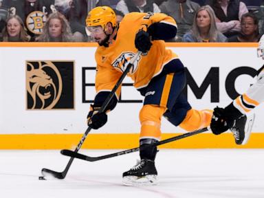 Predators beat Bruins 4-0 for 1st victory of season