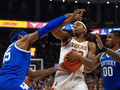 Johnson, Mark score season bests to lead Texas past No. 15 Kentucky 82-78