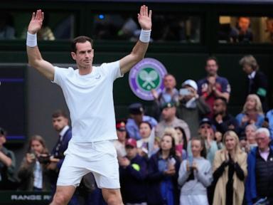Andy Murray's Wimbledon career ends when Emma Raducanu pulls out of their match