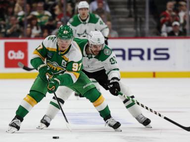 Marchment nets a pair of goals as Stars beat Wild 2-1