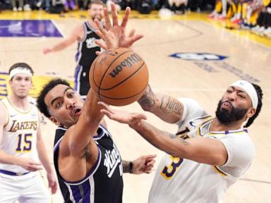 Anthony Davis, Lakers spoil interim coach Doug Christie's Kings debut with 132-122 win