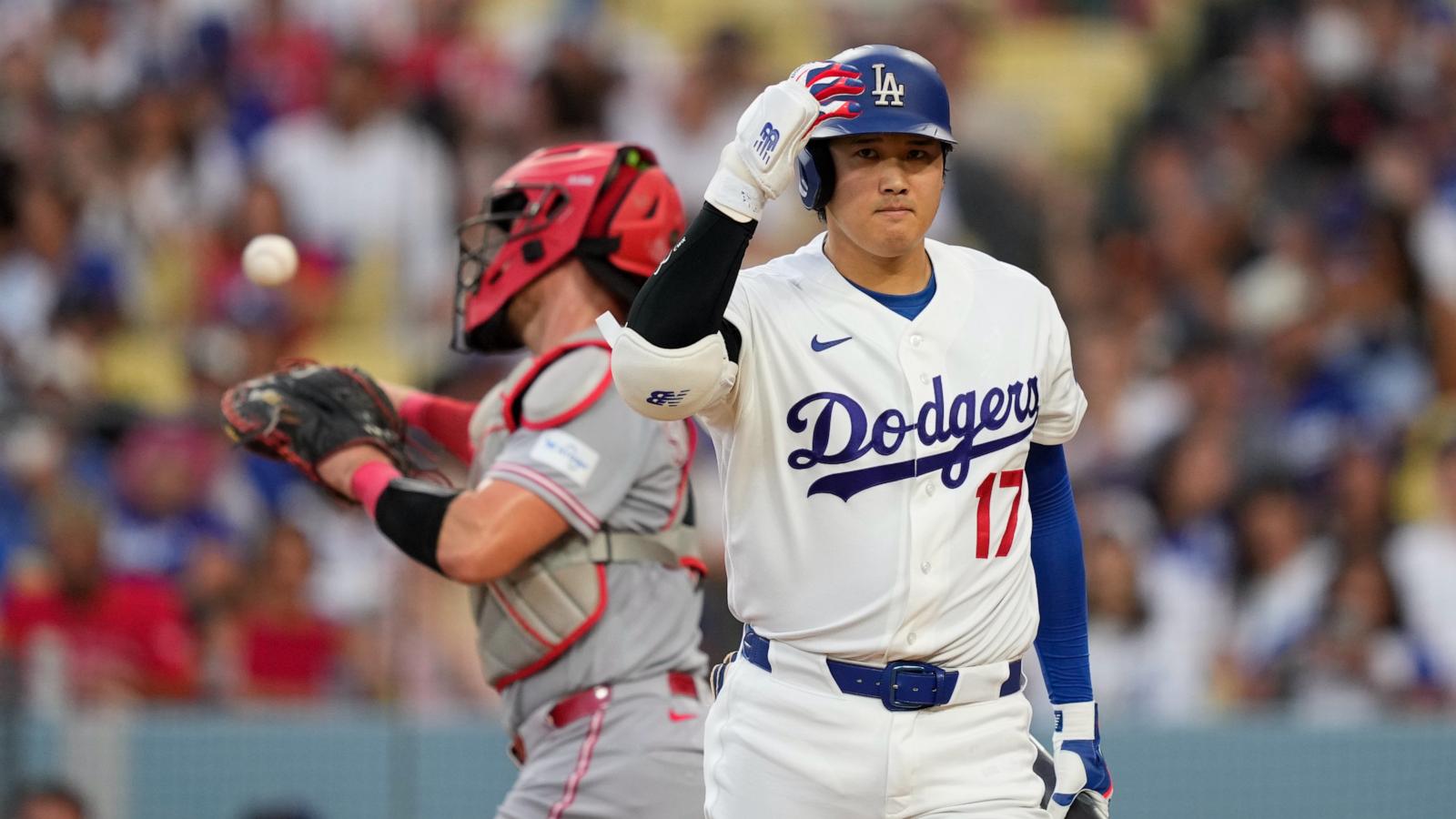 Dodgers sit Shohei Ohtani to 'build him up slowly' after 2-strikeout return