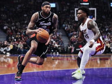 Ingram scores season-high 38, Raptors move closer to playoff berth by beating slumping Heat 128-114