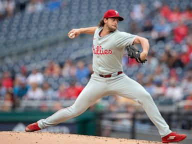 Nola earns 14th victory as NL East champion Phillies beat the Nationals 6-3 in regular-season finale