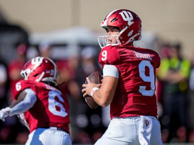 Indiana QB Kurtis Rourke sits out second half against Nebraska with a hand injury