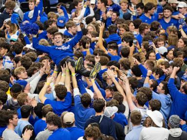 Creighton makes it 2 wins in less than a year against No. 1s, with Jayhawks latest to lose in Omaha