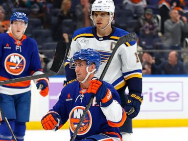 Palmieri, Nelson lead Islanders to 3-1 win over Blues to end three-game skid