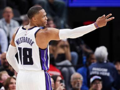 Westbrook has triple-double in Kings' 118-109 win as Clippers lose Leonard to sprained ankle
