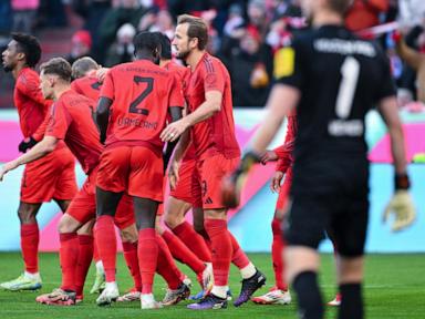 Bayern Munich almost squanders 4-goal lead before going 9 points clear atop the Bundesliga