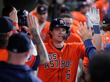 Tucker, Bregman and Meyers homer to help Astros to 9-7 win over Angels