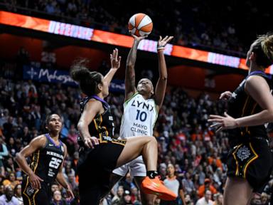 Napheesa Collier scores 26 to help Lynx top Sun 90-81 and take 2-1 lead in semifinal series