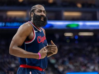 James Harden breaks tie with Ray Allen, moves into No. 2 on NBA's career 3-point list