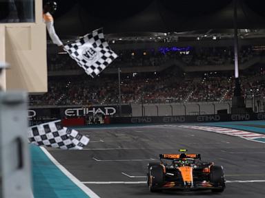 Lando Norris wins season-ending Abu Dhabi Grand Prix to seal constructors' title for McLaren