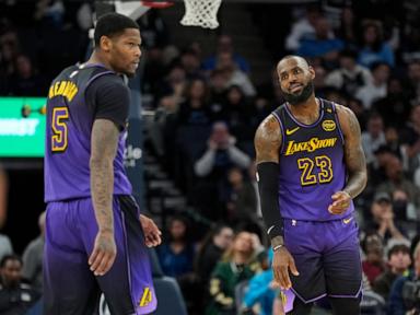 LeBron's jumper is off, and the Lakers are struggling on offense