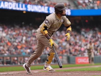 Padres beat Giants 4-3 in 10 innings for sweep, overcoming first righty Splash Homer by Ramos