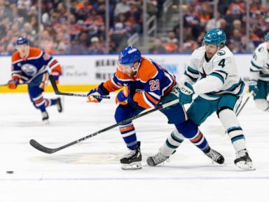 Oilers force OT with pulled goaltender, Draisaitl scores to give Edmonton 3-2 win over Sharks