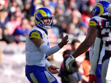 Stafford throws for 4 TDs, 2 to Kupp and 1 to Nacua, to lead Rams past Patriots 28-22