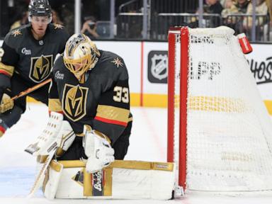 Stone and Hanifin score in the 3rd period as the Golden Knights beat the Devils 2-0