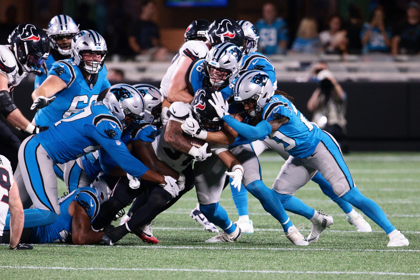 Miles Davis' TD run lifts Panthers to 16-13 win over Texans in preseason finale
