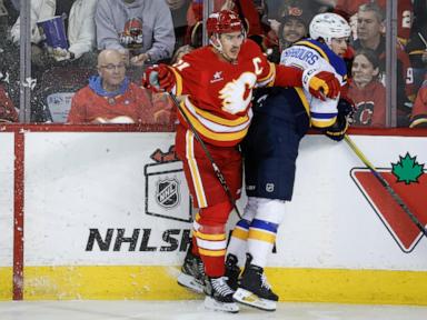 Colton Parayko scores overtime winner, Blues beat Flames 4-3